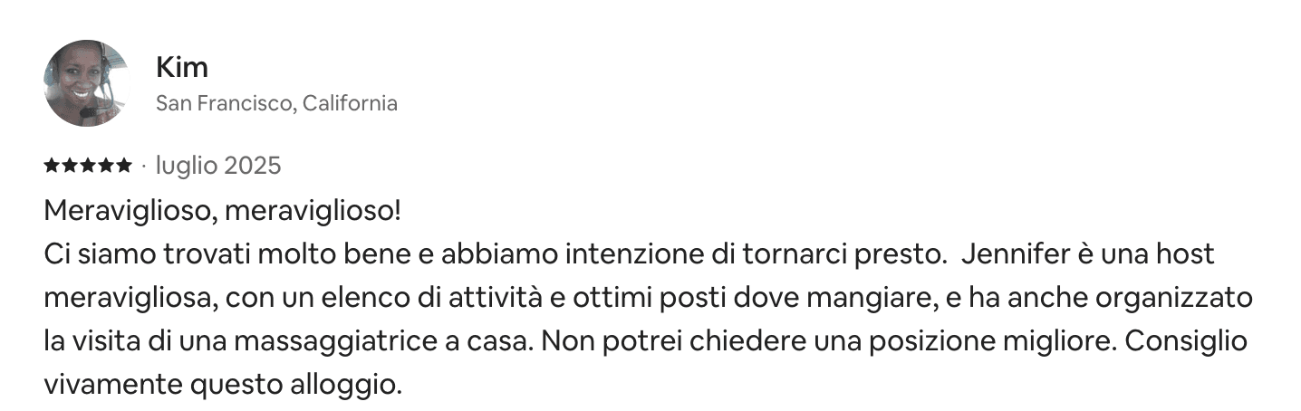 IMA Cavour guest review screenshot 2