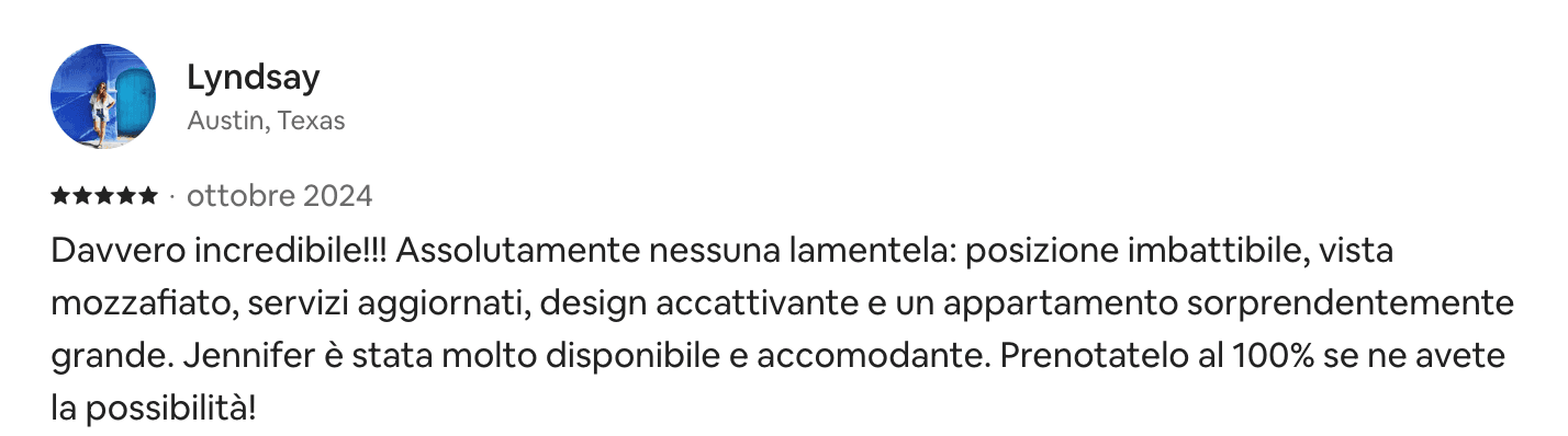 IMA Cavour guest review screenshot 8
