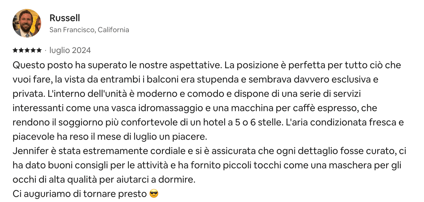 IMA Cavour guest review screenshot 11